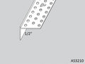 AS3210 1/2" Vinyl "L" Edge Bead 8'-0" Lengths