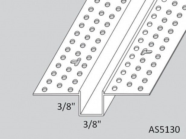 Wall Reveal Vinyl Bead AS5130  3/8" D x 3/8" W x 92" Lg.