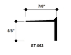 5/8" Aluminum "L" Edge Trim, Primed for Painting ST-063 / 92" Lengths (7'-8")