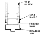 Aluminum Drywall Trim / Z Shadow Bead 5/8" x 5/8" Primed for Painting STR-063-063 / 92" Lengths (7'-8")