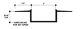 Aluminum Drywall Trim / Reveal Bead 2" x 5/8" Primed for Painting 8'-0" Lengths (SWR-200-063)