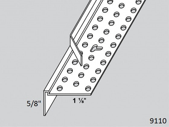 5/8" Vinyl Tear Away 9110 "L" Bead / 92" Lengths (7'-8")